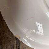 Deep iron earthenware plate Digoin Sarreguemines, "Cordoue" service