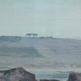 Large Painting “Les Goémoniers”, by A. Le Guen – 1969