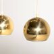 Pair of Swedish pendant lamps, 1960s/70s