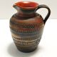 Handmade Brown Lacquered Earthenware Pitcher by Aldo Londi for Bitossi