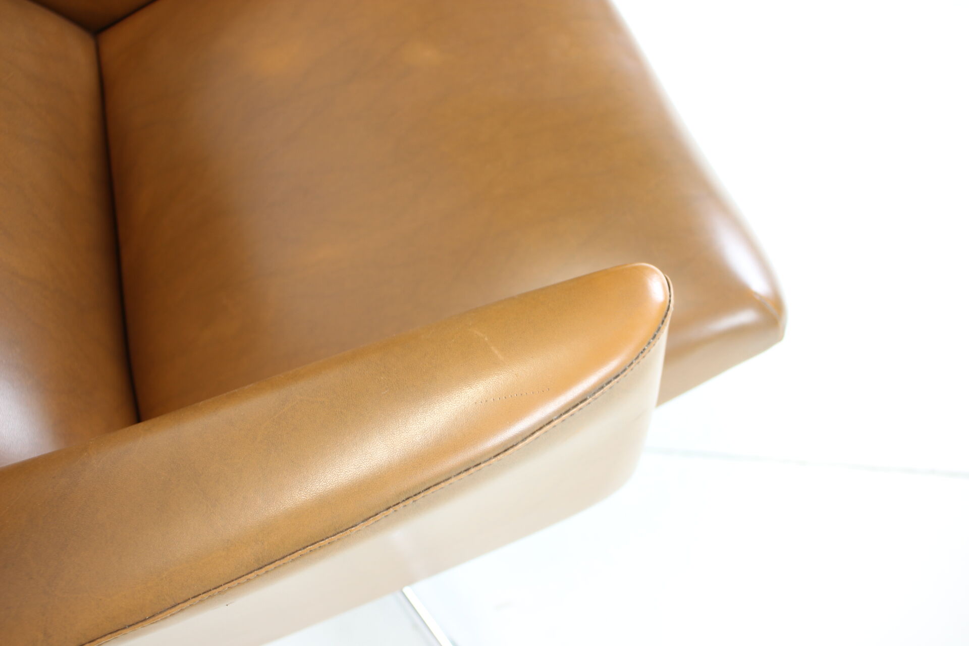 Midcentury Scandinavian Swivel Armchair, 1960s