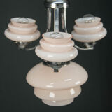Pink art deco chandelier, 1930s