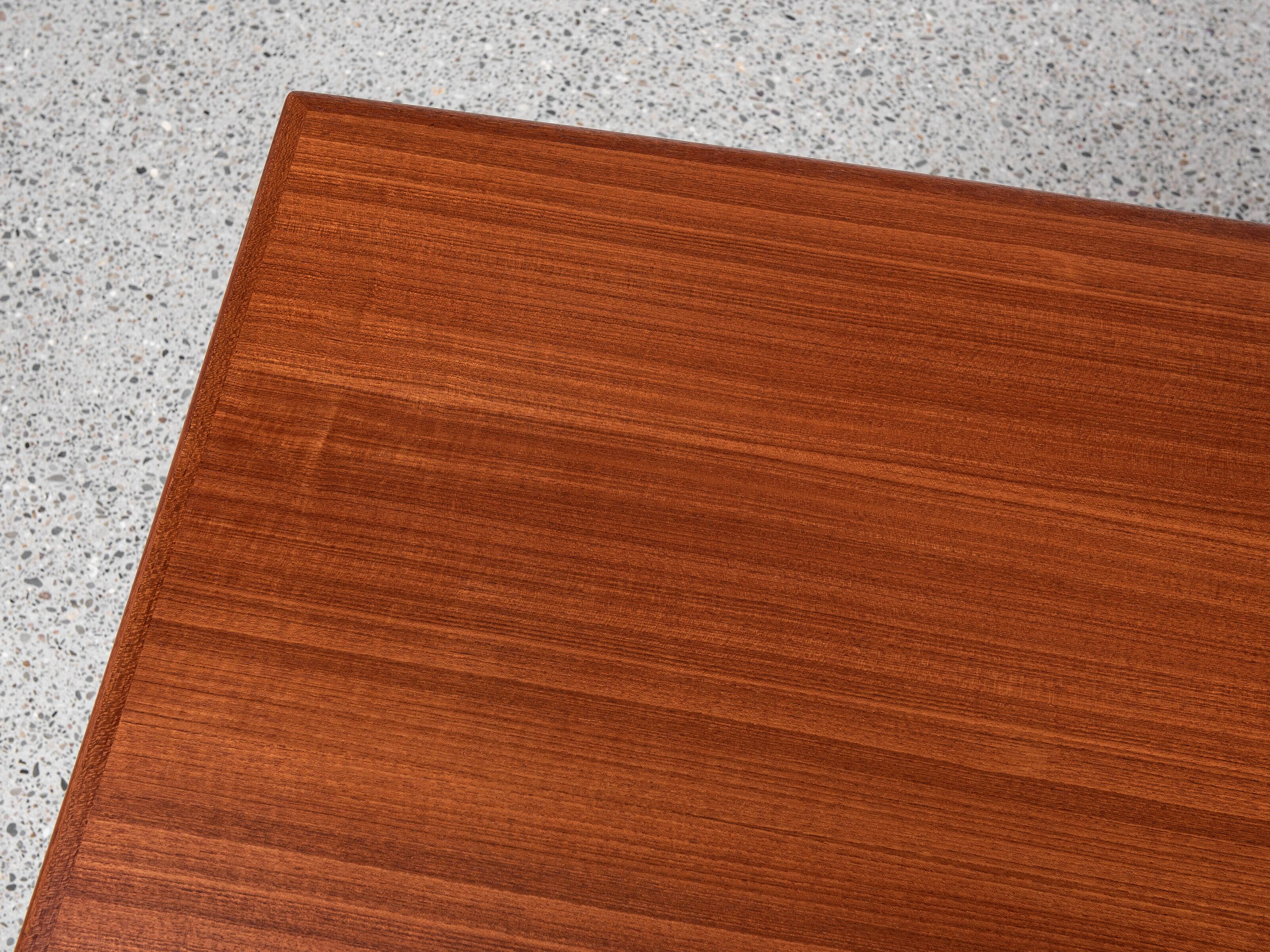 Midcentury Danish dining table in teak by Grete Jalk for Glostrup 1960s