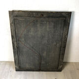 Old bevelled ice mirror 95x76cm