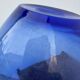 Large vintage cobalt blue blown glass vase