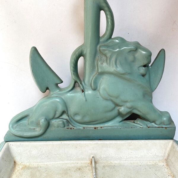 Porte parapluie en fonte émaillée début XX