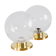Set of 2 glass sconces from Kamenický Šenov, 1950s