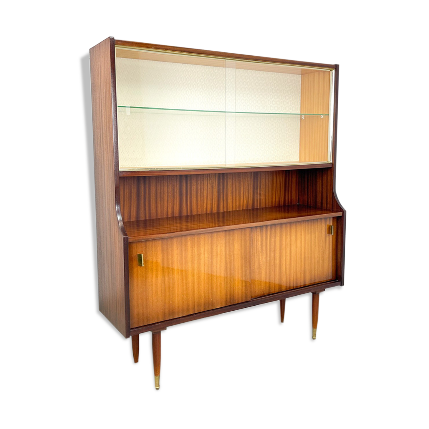 Vintage display cabinet from the sixties