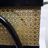 metal seamstress style vintage 1960 yellow and black