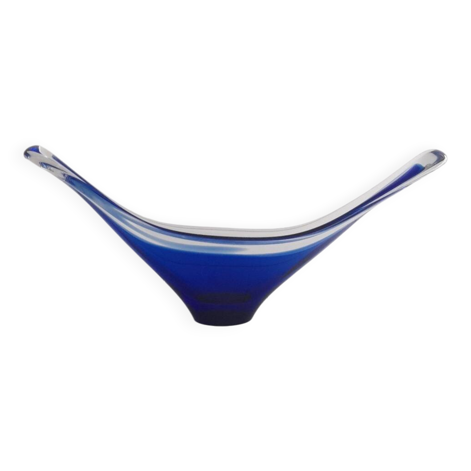 Bayel France blue glass dish