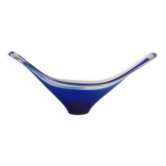 Bayel France blue glass dish