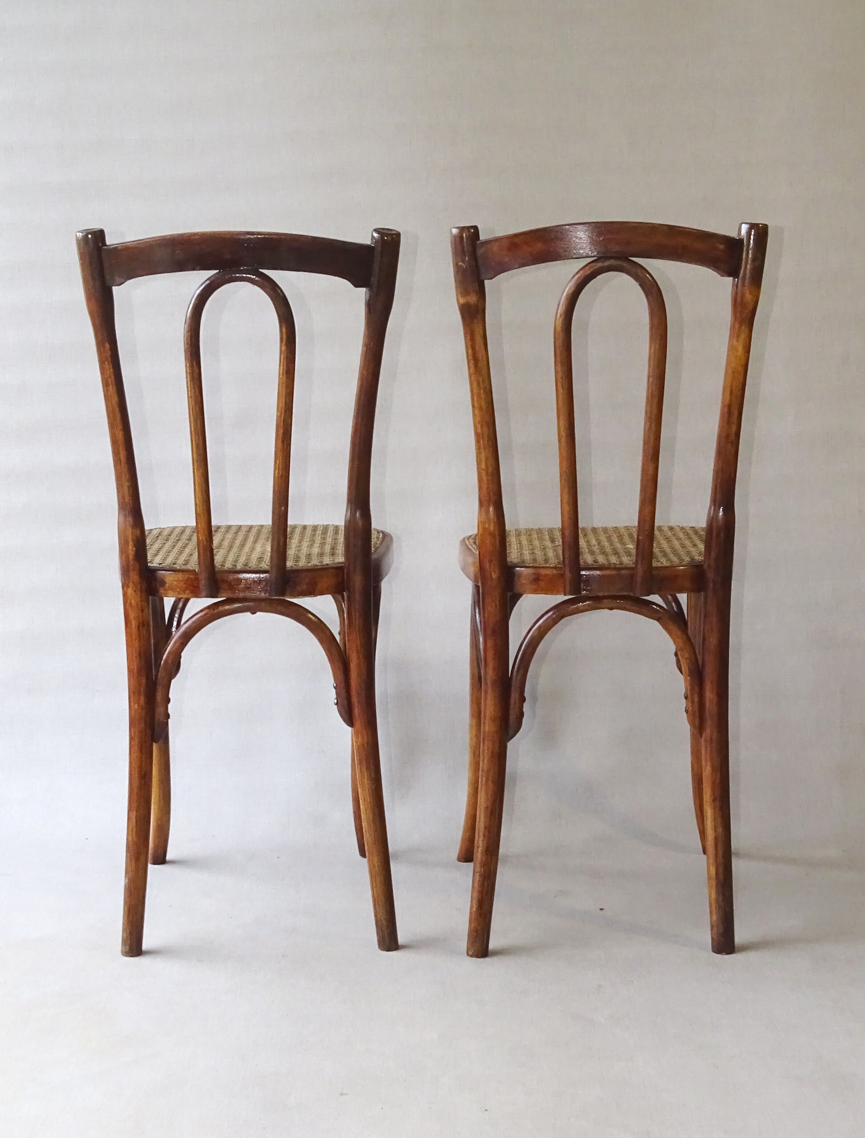 Set of 2 chairs bistrot type 56 circa 1925