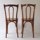 Set of 2 chairs bistrot type 56 circa 1925