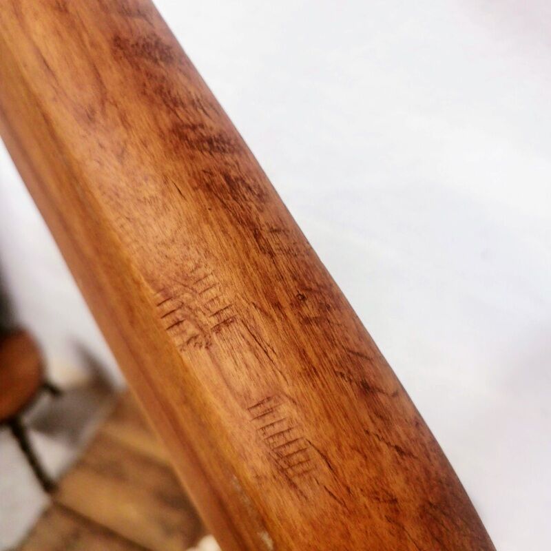 Hollow wooden serving tray