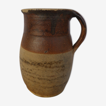 Old stoneware milk jug