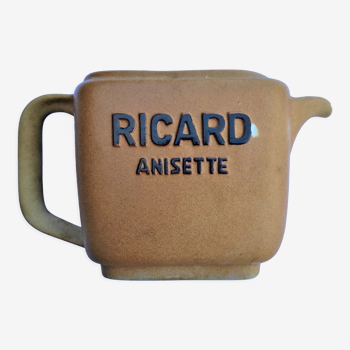 Water jug pitcher ricard anisette rectangular model