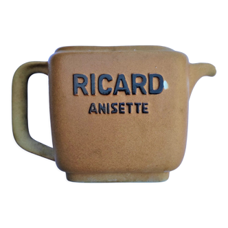 Pichet pot à eau Ricard anisette modèle rectangulaire