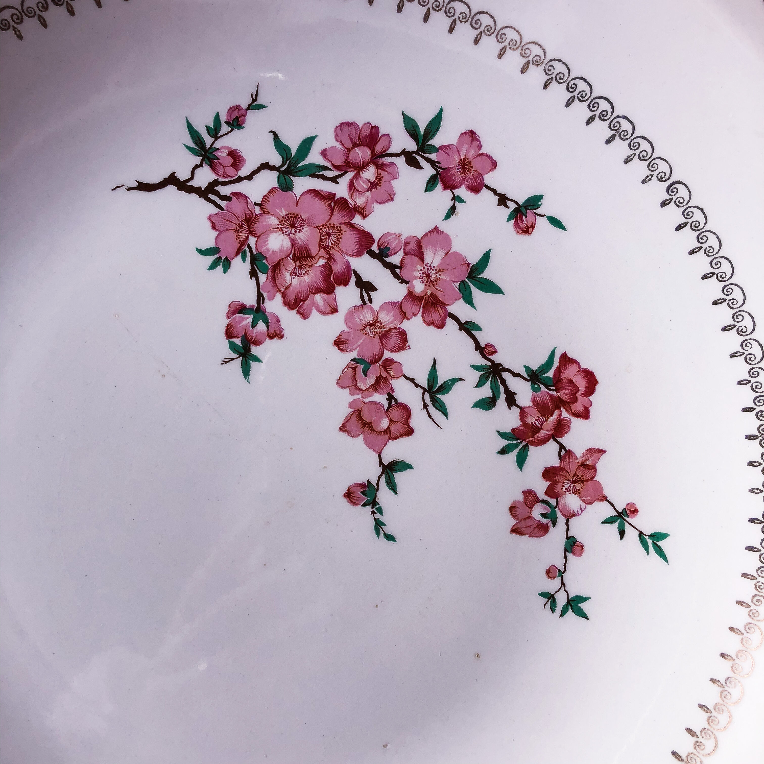 Luneville model Florence earthenware dish