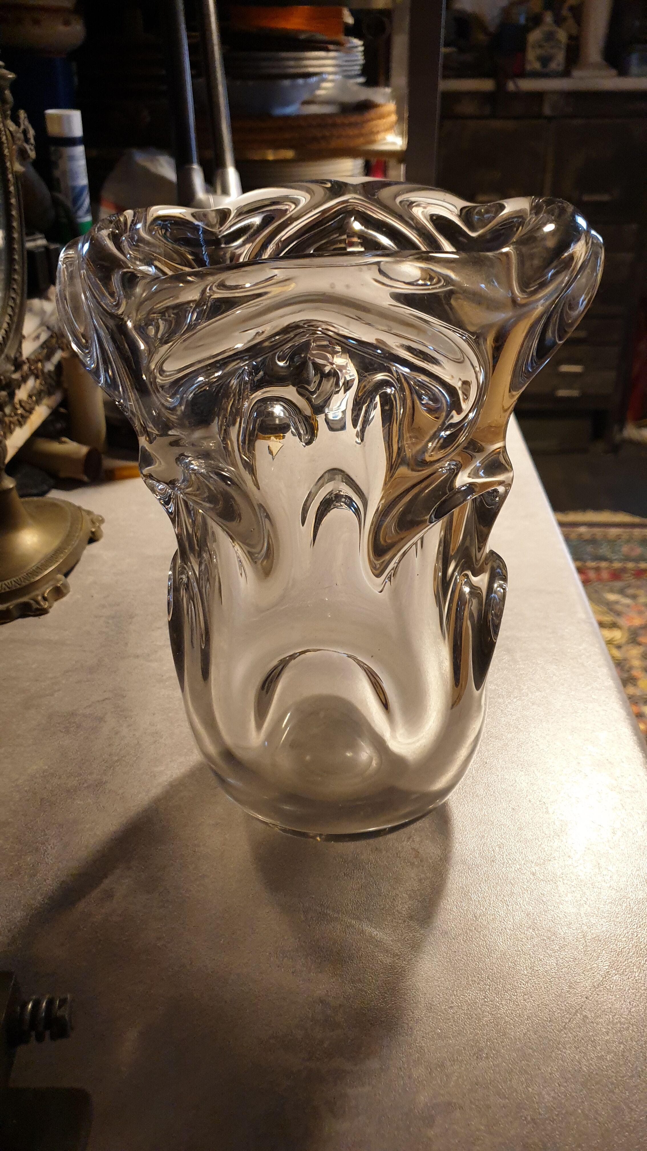 Lead crystal vase 1930