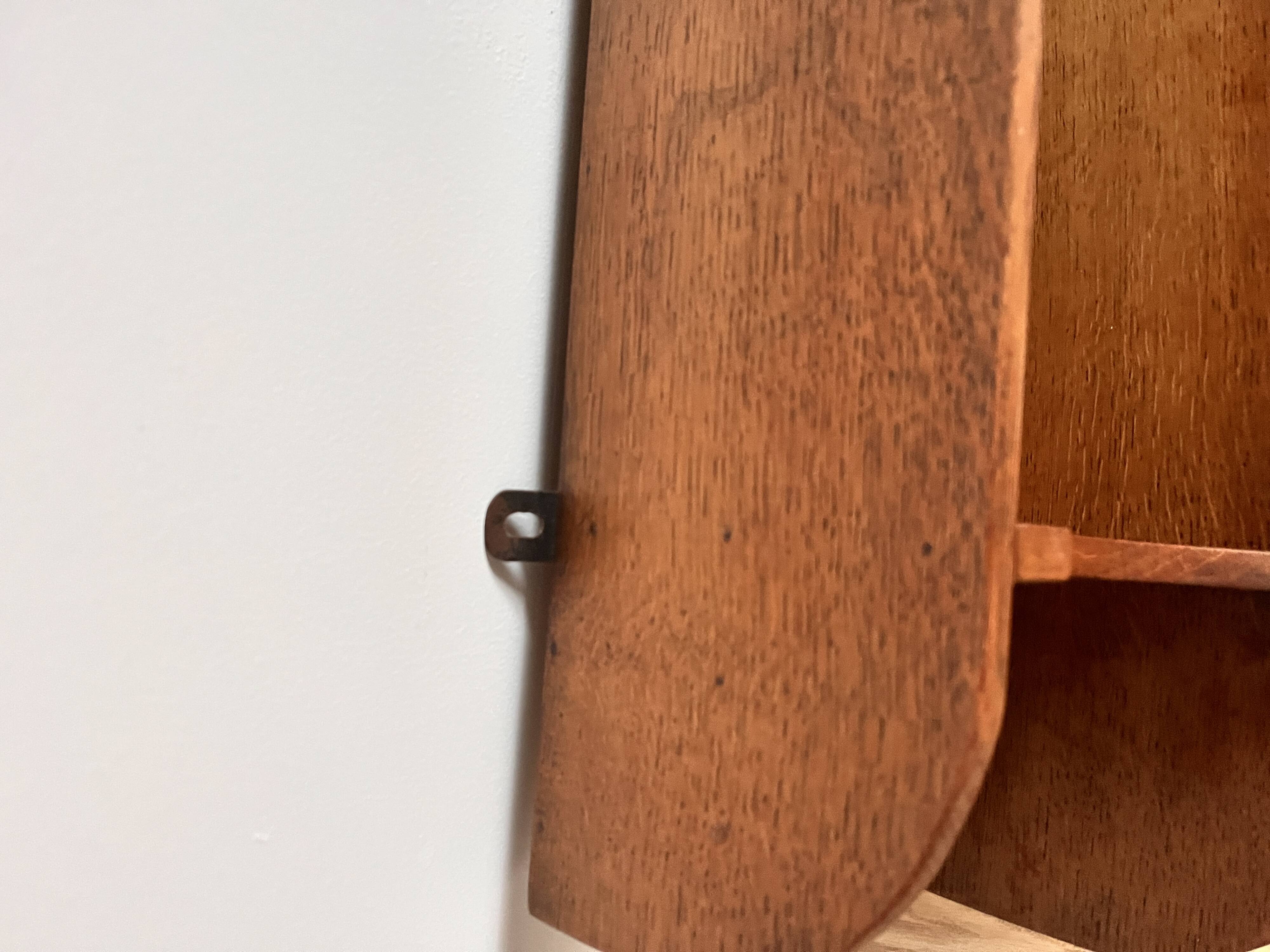 wooden wall shelf