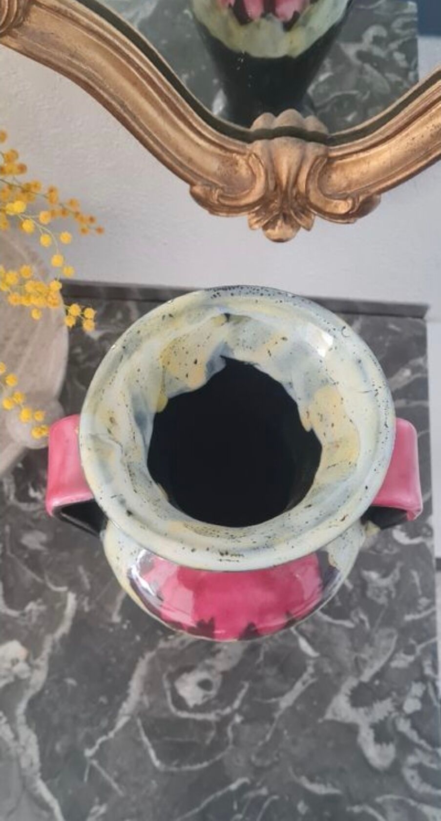 Vase de style Vallauris, années 70