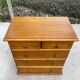 Commode anglaise en bois massif pin 5 tiroirs