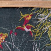 Large Aubusson tapestry "Verdure with birds" signed