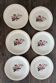 6 Amandinoise dessert plates