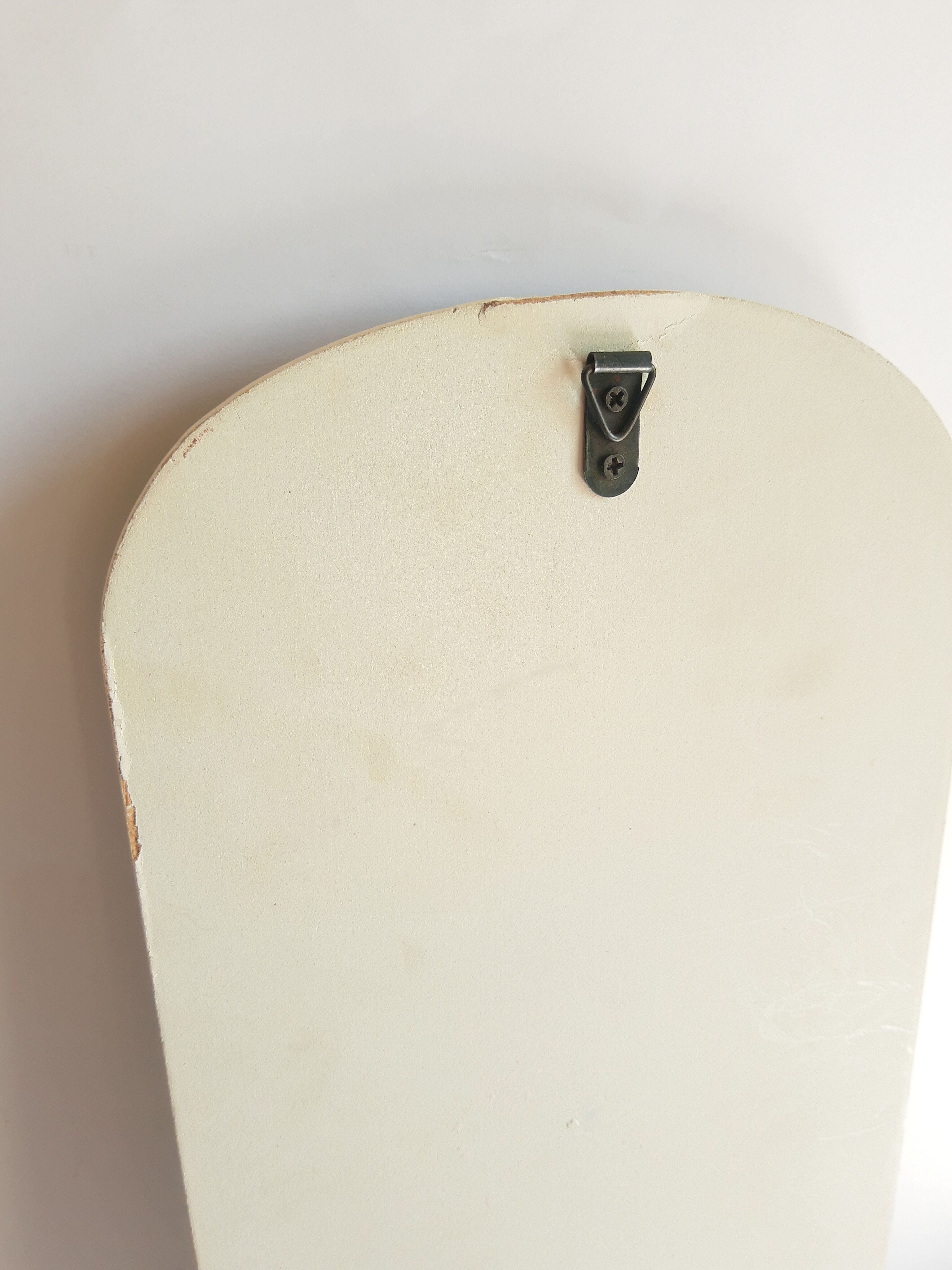 Vintage wooden organizer shopping list