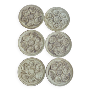assiettes à huîtres