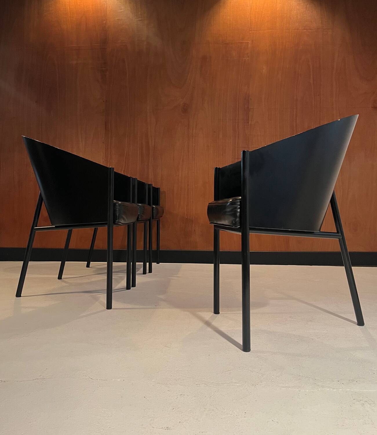 4 "Costes" chairs designed by Philippe Starck around 1985.
