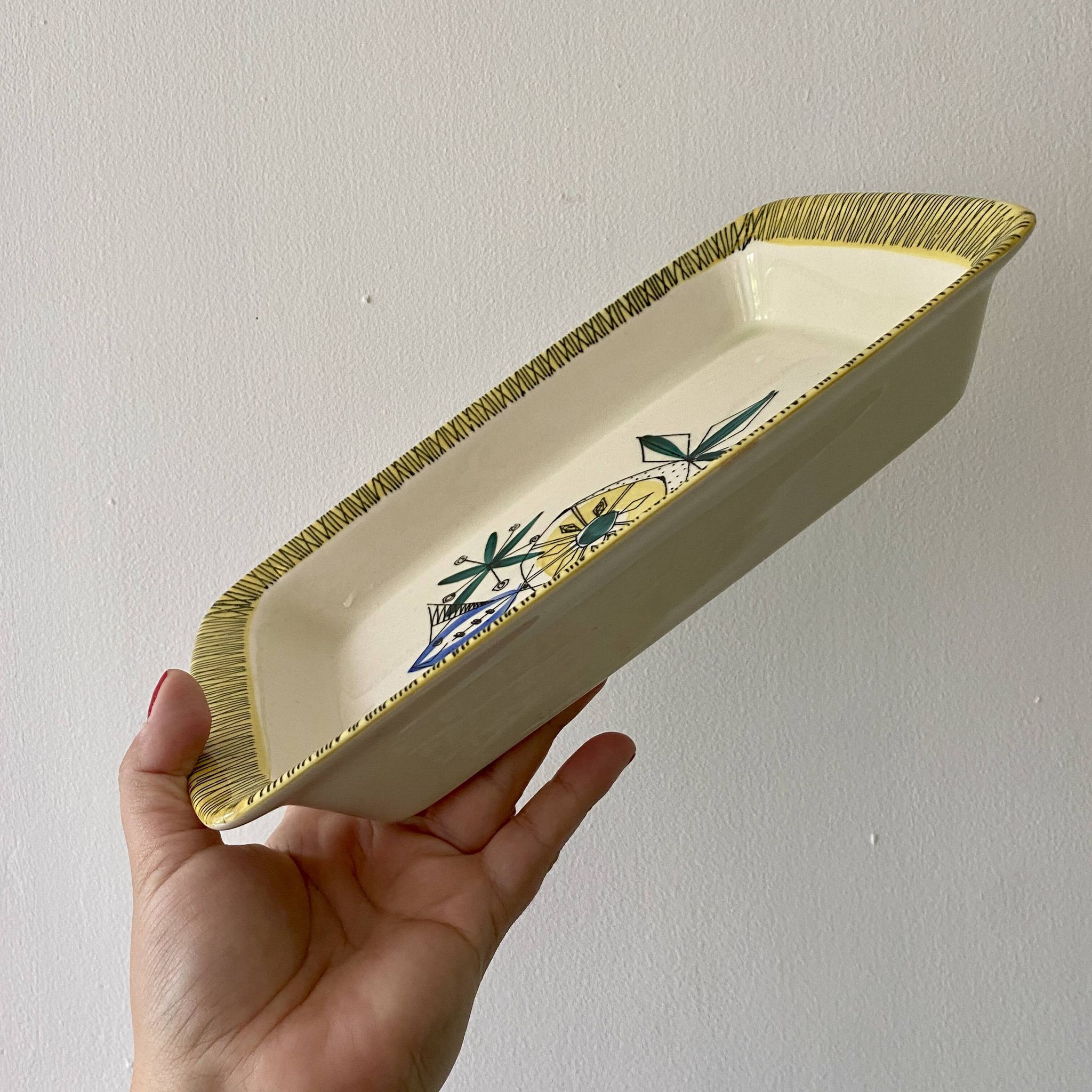 Set of 3 vintage serving dishes from the Flamingo series by Stavangerflint