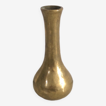 Vase bronze doré