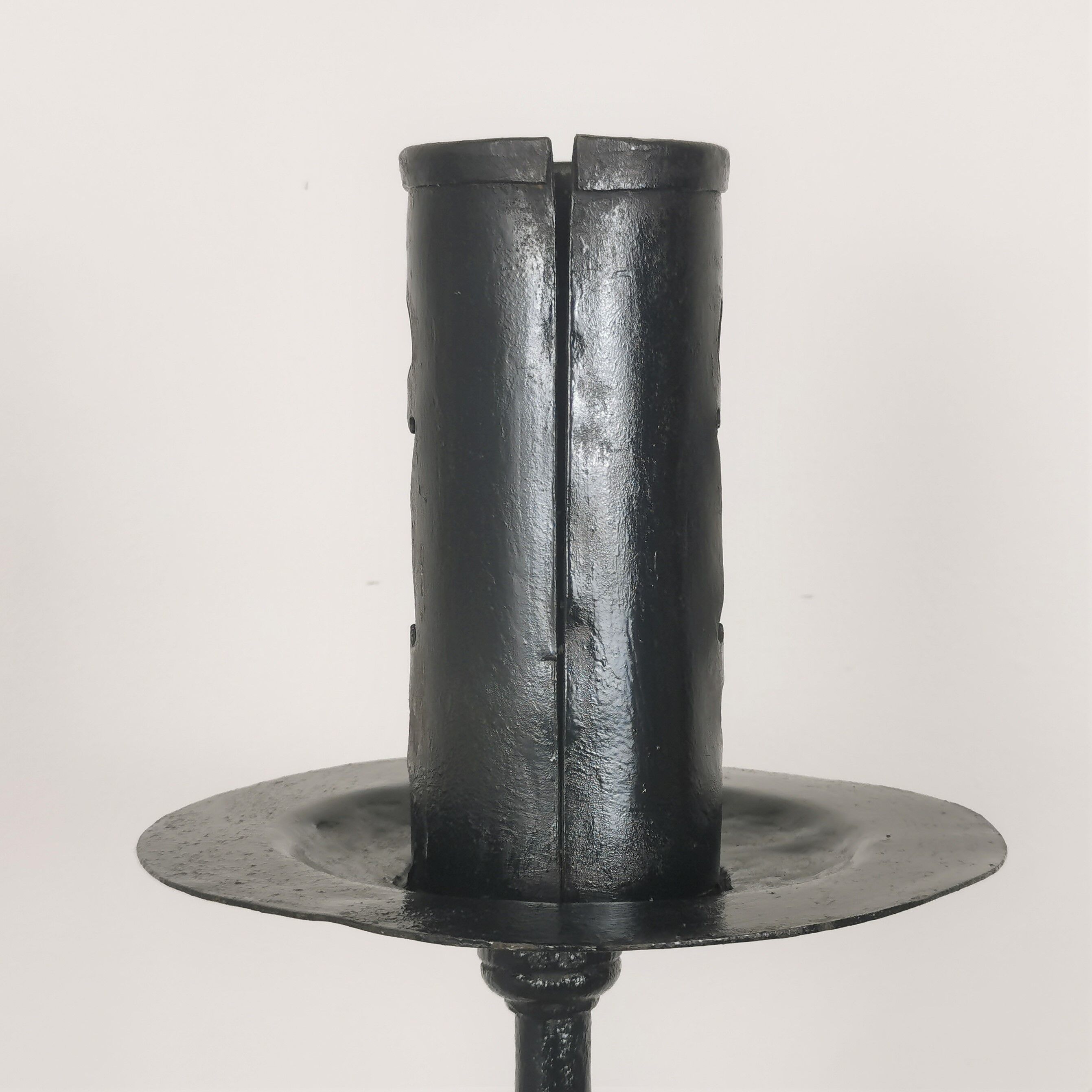 Wrought iron candle holder 139cm