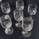 6 Verres à vin rouge Cristal d'Arques  Modèle Matignon