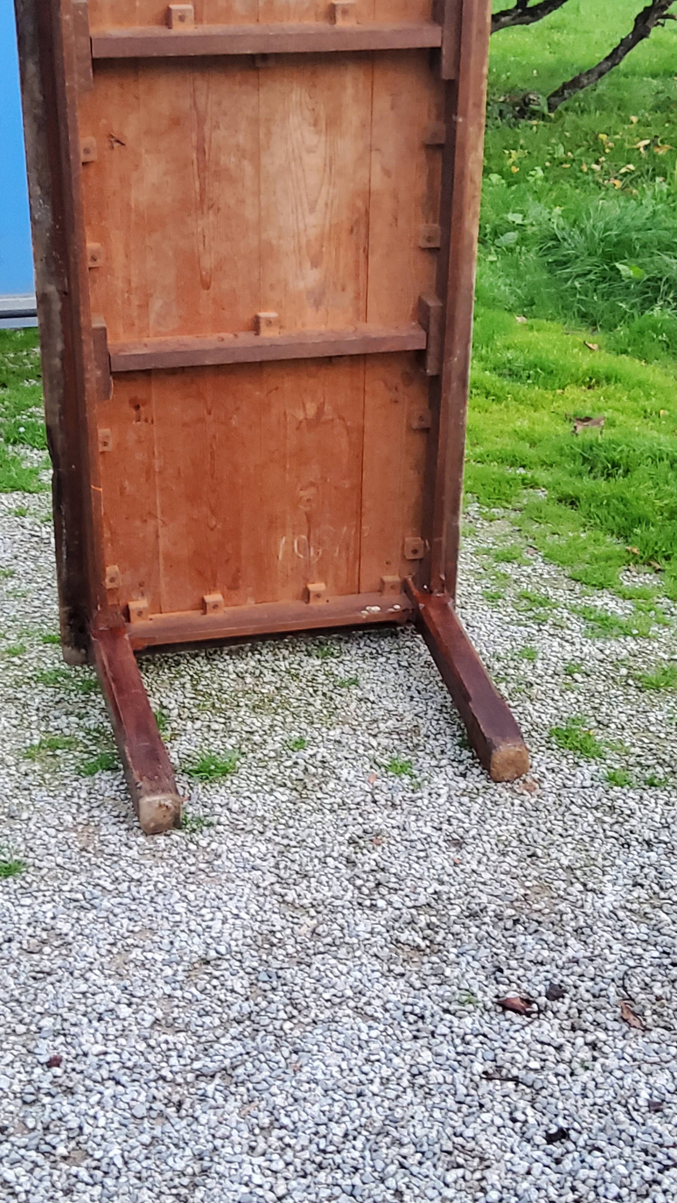 Farmhouse table late 19th early 20th century 200cm