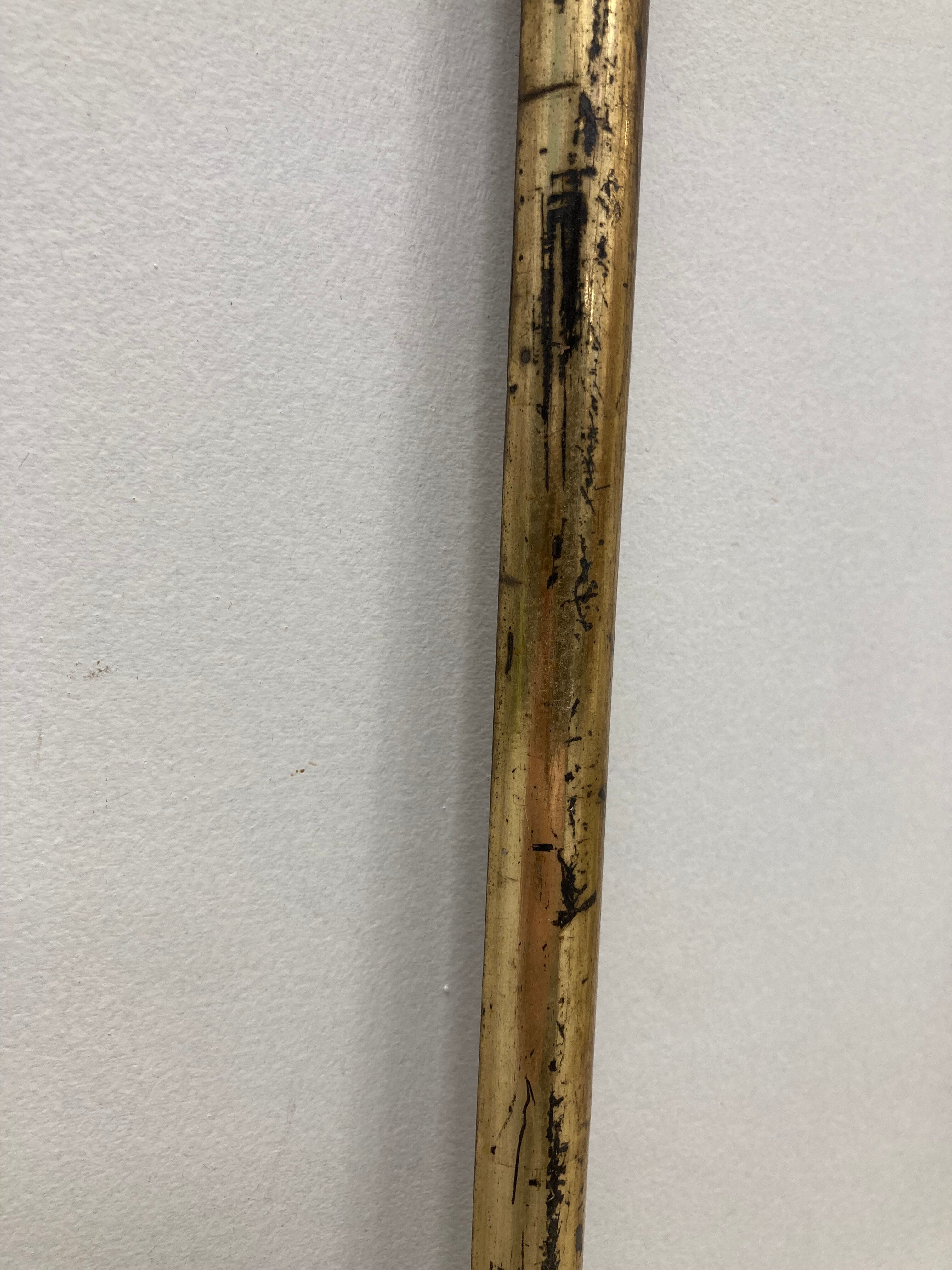 Vintage patinated golden frame