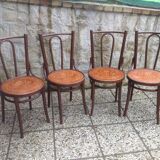 4 vintage bistro chairs