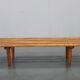 1970s Wooden Flower Pot Bench, Czechoslovakia