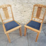 2 art deco style chairs