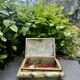 Ashtray, onyx box from the 1960s, vintage Italy.