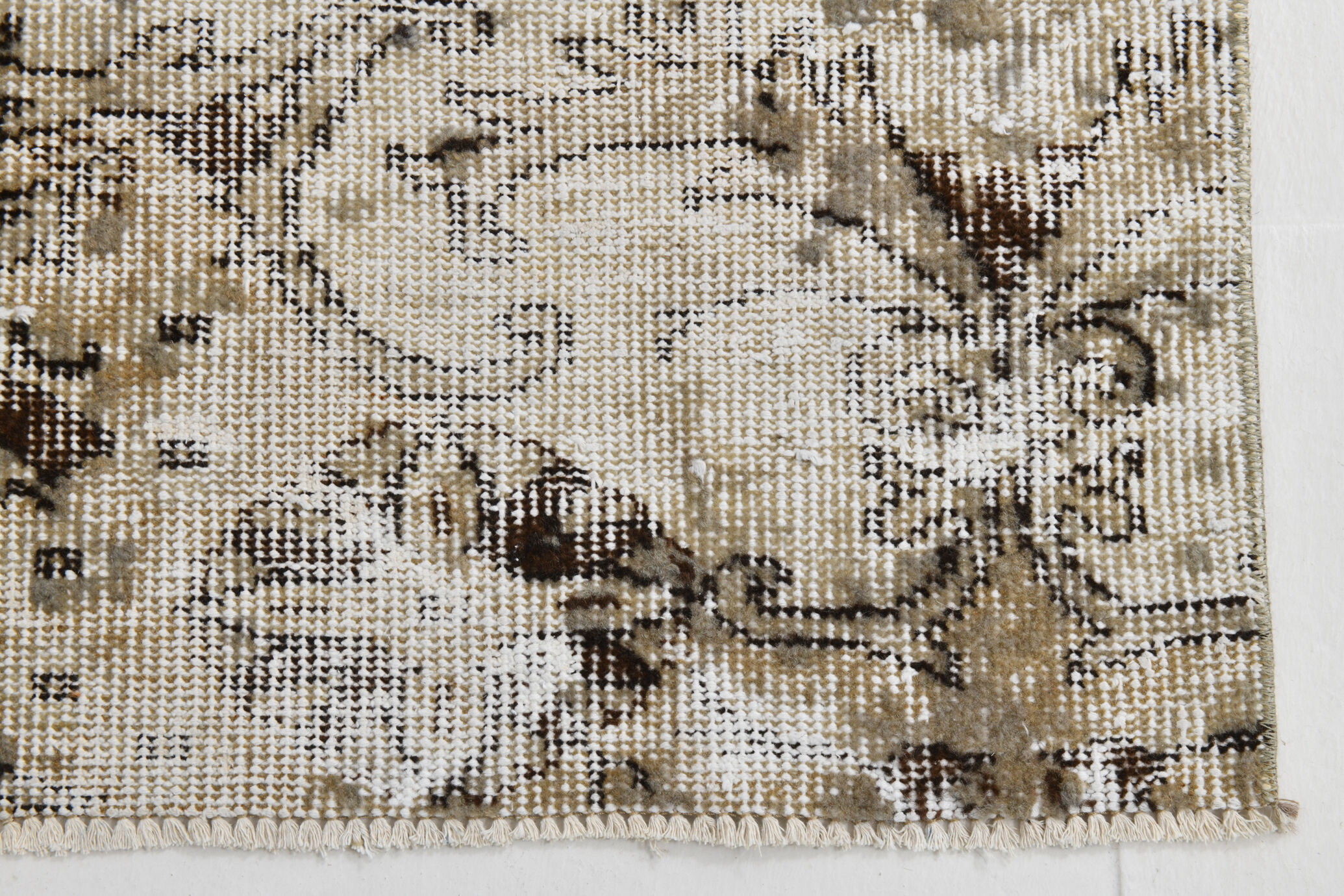 Floral vintage runner rug 81x264cm