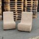 Paire de chauffeuses vintage