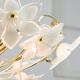 Vintage Italian Murano Glass Flower Chandelier