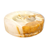 Empty marbled onyx pocket