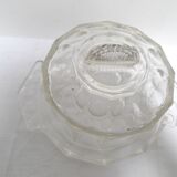Cloche ancienne avec plateau art déco