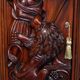 Canapé William IV en bois dur sculpté avec lions