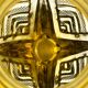 Art Deco Amber Glass Vase