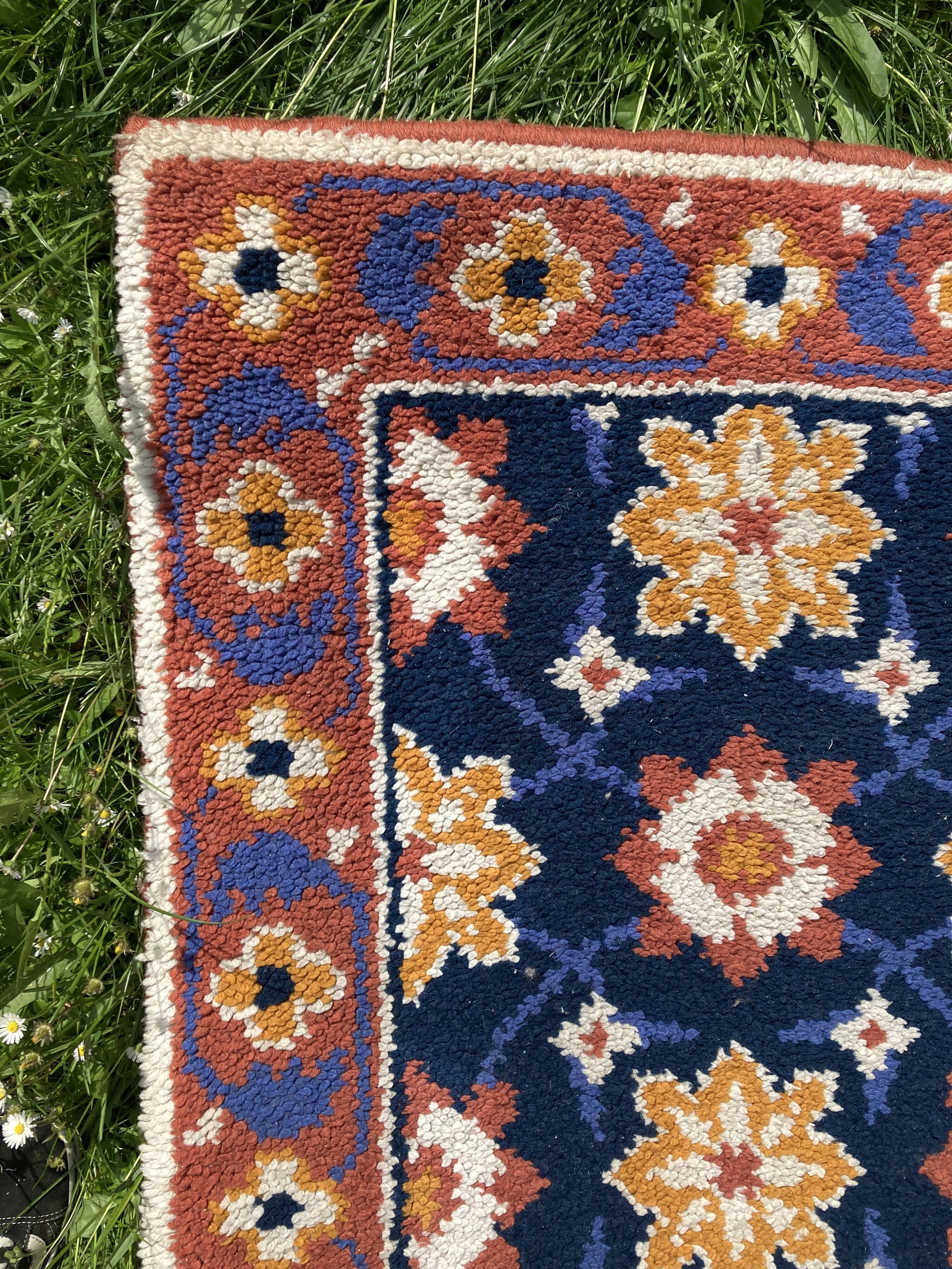 Tapis en laine coloré - 140x80cm