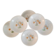 Assiettes creuses en faïence Lunéville Badonviller k & g décor tulipe vintage